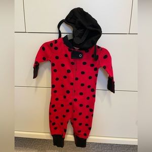 Hanna Andersson Ladybug Costume 0-3mo